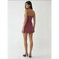 thumbnail image 6 of Fitted Mini Dress with Square Collar, 6 of 7