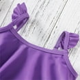 thumbnail image 4 of Toddler Infant Girl One Piece Bathing Suits Sleeveless Mermaid Swimwear Doughnut Beach Wear, 4 of 5