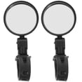 thumbnail image 1 of Miangastore 2pcs Adjustable Universal Handlebar Rearview Mirror 360° Rotate Bike Rear View Mirror for Mountain Road Bikes Cycling (Black), 1 of 8