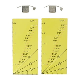 Madam Sew Hot Hem Ruler for Quilting and Sewing – Non-Slip Hot