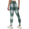 thumbnail image 3 of gbyLJF Women's Yoga Pants Plaid Printed High Waisted Tight Pants Stretchy Butt Lifting Leggings for Women, 3 of 7