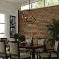 thumbnail image 4 of Modern Urban Contemporary Chandelier Light, Brown Steel, 4 of 4