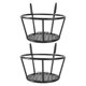 thumbnail image 5 of IDEANATEGRATE 2Ud Estante Negro Para Macetas Colgante De Metal Ideal Para Jardín O Interior, 5 of 8