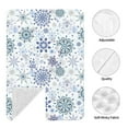 thumbnail image 4 of Car Seat Cover Baby - Retro ice blue snowflakes Breathable Infant Car Seat Cover for Baby Carseat, Lightweight Comfort Baby Essentials Must Haves Newborn Stuff for Girl Boy, 4 of 7