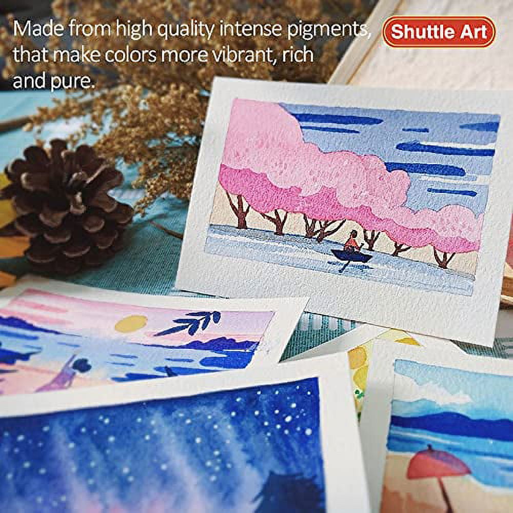 (3 pack) Shuttle Art 11.3 oz Assorted Watercolor Paint Set 3 Count