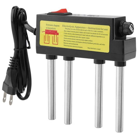 VALSEEL Water Electrolyzer Set Portable Water Electrolysis Water Quality Tester Tool US Plug Electronics