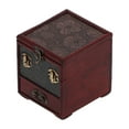 thumbnail image 2 of LYUMO Jewelry Box Antique Wooden Multi‑Layer Drawer Storage Box Organizer With Mirro F, 2 of 8