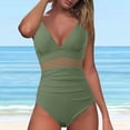 thumbnail image 3 of Gibobby Batas de baño mujeres spa Traje de baño de malla de 1 pieza para mujer, Bikini acolchado con realce, traje de baño de entrenamiento, traje de bañ(AG,M), 3 of 5