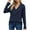 Navy, variant on WXLWZYWL Trendy Sweatshirts For Women 2023 Women'S New Solid Color Hooded Loose Long Sleeve Sweater