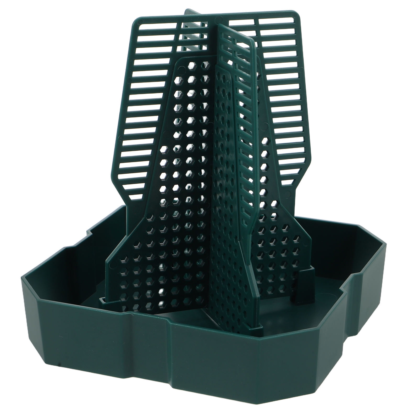 FOMIYES Bearded Dragon Feeding Dish Plastic Reptile Feeder Bowl with Anti Escape Feature