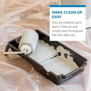 Precision Defined 4-inch Paint Tray Liner Set - Durable Heavy Duty Plastic - 12-Pack (New)