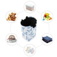 thumbnail image 7 of Yayeee Freestanding Laundry Hamper with Handle Collapsible Large Storage Basket for Clothes, Blue Butterfly, 7 of 7