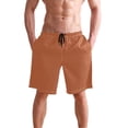 thumbnail image 4 of joogoo Men's Swim Trunks Chocolate Beach Shorts with Pockets L, 4 of 6