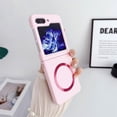 thumbnail image 2 of Magnetic Case for Samsung Galaxy Z Flip 5 4 3 5G Compatible with Magsafe, Shockproof Women Men Slim Hard Phone Case for Samsung Z Flip 3 4 5 Cover (Pink,Z Flip3), 2 of 10