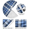 thumbnail image 2 of SKYSONIC Plaid Check Christmas Tree Skirt 36" Christmas Decorations Indoor Outdoor Tree Skir for Home Holiday Party Decorations Gift, 2 of 5