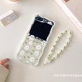 thumbnail image 2 of Case for Samsung Galaxy Z Flip 6,Small Fresh Flower Pattern Shockproof Folding Phone Protective Cover,Gift for Women Girls (Green), 2 of 14