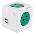 thumbnail image 1 of Multicontacto y Supresor de Picos eCUBE Iusa 2 puertos USB, 1 of 3