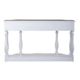 thumbnail image 6 of Magnolia Manor 56 Inch Hall Console Table in White, 6 of 8
