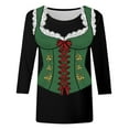 thumbnail image 4 of NJGRAE Tshirts Shirts for Women Oktoberfest Themed Casual T Shirt for Women Men Party Top with Short Sleeve Comfortable Round Neck Tee for Festival Travel Spring Fall OutFit Womens Basic Tshirts S, 4 of 4