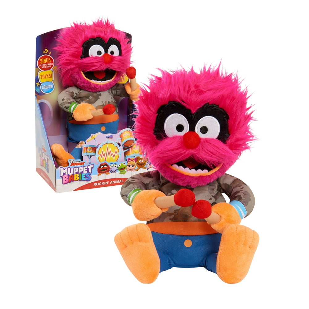 Muppet Babies Rockin' Animal Animated Plush, Plush Simple Feature, Ages