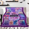 thumbnail image 2 of LHSHID Gifts for Daughter in Law Daughter in Law Gifts Daughter in Law Birthday Gifts Daughter in Law Gifts from Mother in Law Best Gifts for Daughter in Law Throw Blanket 50x60in, 2 of 6