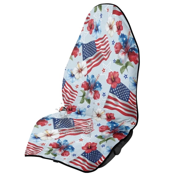 Garronmavis 1 PC Front Car Seat Towel Cover, Waterproof Stain Resistant Non-Slip, Easy Installation Universal Fit for Cars, SUVs, Trucks, Sedans, Vans, Ideal for Gym, Workout, Beach, Hiking, Running