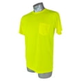 thumbnail image 3 of High Visibility Yellow Safety Short Sleeve Shirt-Pack of 10 Safety-shirt-size: L, 3 of 4