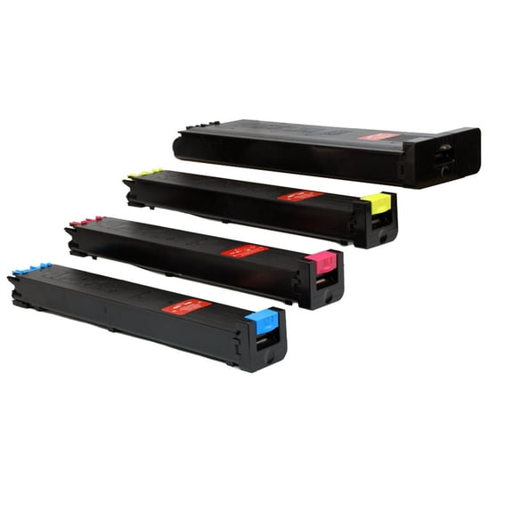 Compatible Sharp MX-31NTCA, MX-31NTMA, MX-31NTYA, MX-50NTBA, MX-4100N,4101N,5000N,5001N Toner CMYK, 4 cartridges