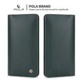 thumbnail image 1 of Cartera de negocios de cuero largo para hombre y mujer, tarjetero clásico de alta calidad, a la moda, para iPhone, Samsung y Huawei, 2022 qiuyongming unisex, 1 of 2