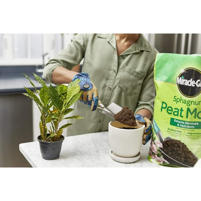 Miracle-Gro 85278430 8 Quart Bag of Sphagnum Peat Moss - Quantity