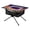Glowing Neon Rectangle, variant on Outdoor Folding Table Portable Picnic Camping Table For Garden Fishing Beach Hand-drawn Food