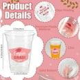 thumbnail image 3 of GuassLee Pink Graduation Decorations 2025 Party Cups - 50pcs 12 Oz Pink Disposable Graduation Plastic Clear Cups for Drinks Class of 2025 Grad Party Supplies, 3 of 8