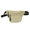 thumbnail image 3 of DALIX Adjustable Waist Unisex Strap Fanny Pack, Polyester, Nude, 3 of 5