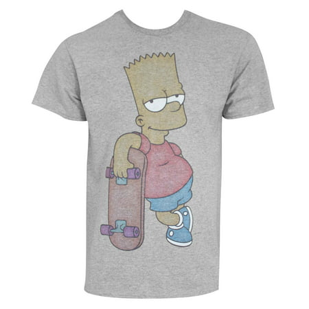 The Simpsons Bart Skateboard Tee Shirt (Best Of Bart Simpson)