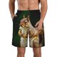 thumbnail image 1 of Fotbe Squirrels Eating Peanuts On The Tree Trajes de Baño Estampados para Hombre, Shorts de Verano de Secado Rápido, Ropa de Playa, Bañadores-XX-Large, 1 of 6