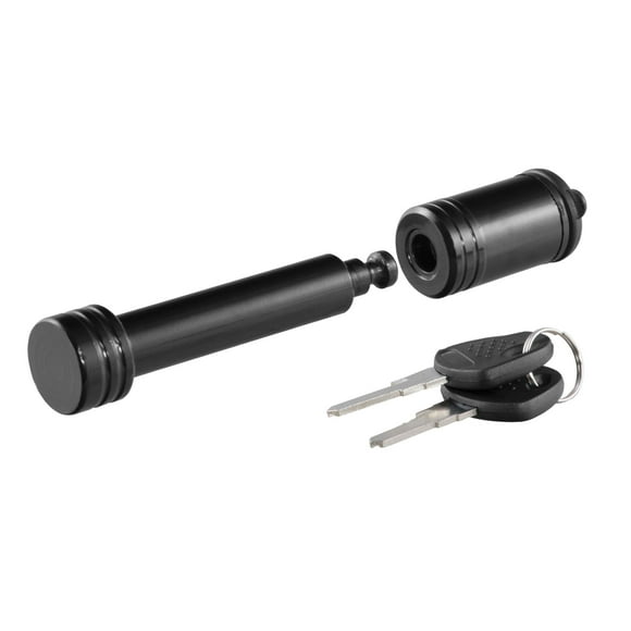 Candado de enganche para remolque CURT 23518, negro, 16 mm, 5 cm de largo