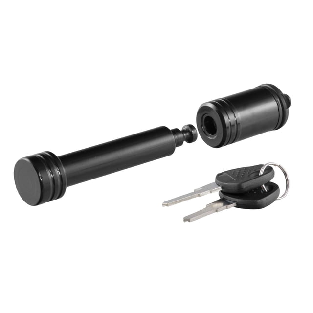 Candado de enganche para remolque CURT 23518, negro, 16 mm, 5 cm de largo