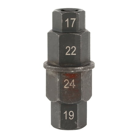 

LAFGUR Motorcycle Wheel Axle Removal Tool 17/19/22/24mm Spindle Disassembly Hex Key Aluminum Alloy Wheel Spindle Removal Motorcycle Axle Tool