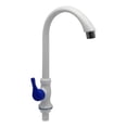 thumbnail image 1 of Llave Mezcladora Monomando Fregadero Grifo Para Tarja Blanco Aquaway Presión Baja, 1 of 3