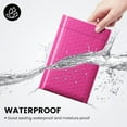 Fuxury Bubble Mailers 4x8" 100 Pack Pink Bubble Mailers Usable Size 4x7