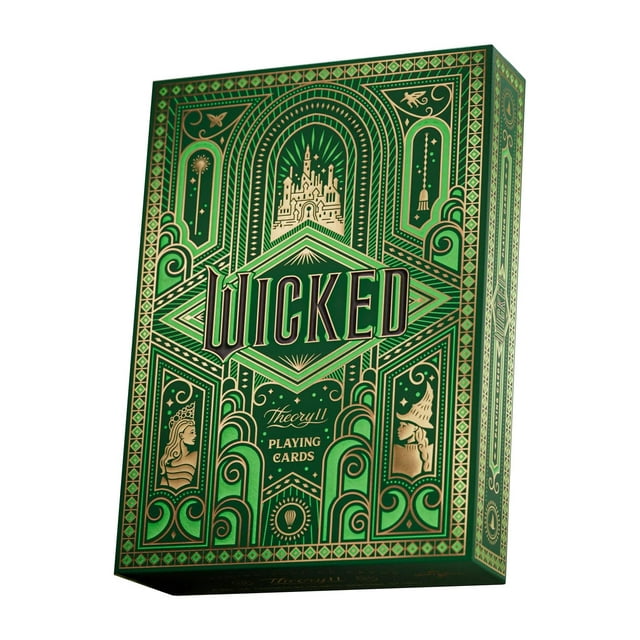 Mazo premium de Playing Cards Theory11 Wicked inspirado en Oz