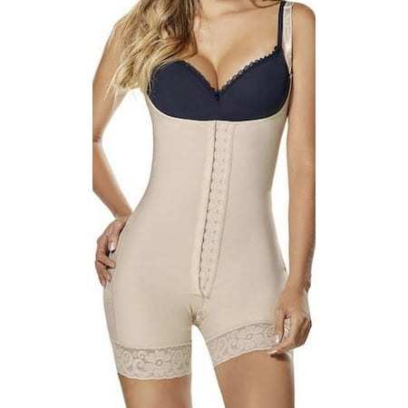 Premium Girdle for Women Fajas Colombianas Fresh and Light-Bodysuit lingerie Shapewear made with high compression fabric. Burn fat and water for fast weight loss. Post surgery/partum. Fajas reductora