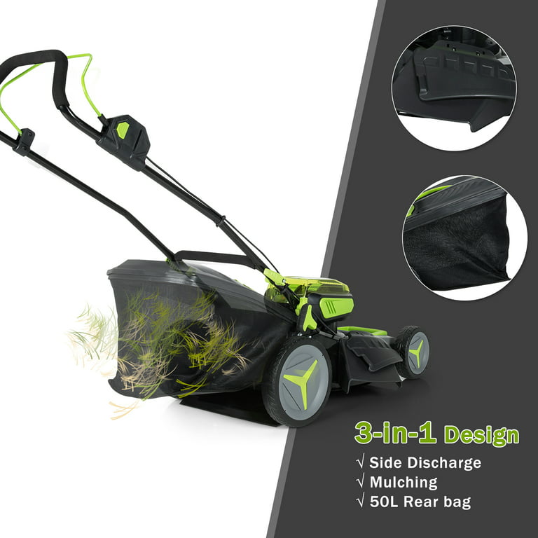 BLACK+DECKER 40-volt Max 20-in Cordless Push Lawn Mower 2 Ah (Battery and  Charger Included)