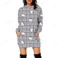 thumbnail image 4 of Sudadera con capucha de gran tamaño con estampado de otoño 2023, sudaderas con capucha informales para mujer, sudadera HELLO KITTY, sudadera holgada informal de marca urbana con capucha, 4 of 5