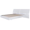 thumbnail image 4 of Nexera Paris Platform Bed and Panoramic Headboard, White, 4 of 6