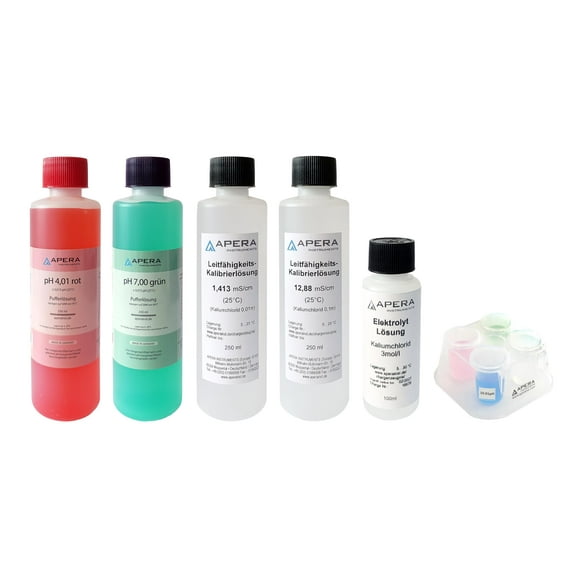Kit de solución de calibración Apera Instruments 240 ml pH/EC