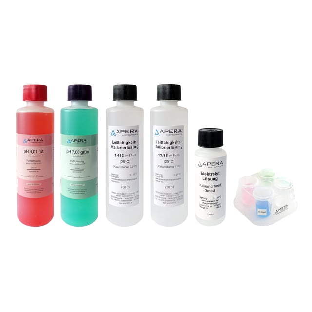 Kit de solución de calibración Apera Instruments 240 ml pH/EC