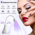 thumbnail image 3 of Led Uv Nail Lamp, Mini Lotus Hands Free Light Rotatable Nail Dryer Quick Dry Nail Polish Curing Lamp, 3 of 5