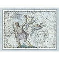 thumbnail image 2 of Jamieson, Alexander 24x19 White Modern Wood Framed Museum Art Print Titled - Maps of the Heavens: Bootes the Hunter and His Hounds, 2 of 4