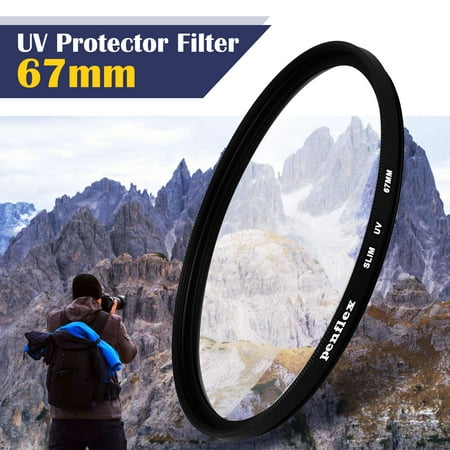 EEEKit 67mm UV Protective Filter, Multi-Resistant Nano Coated, Ultra Slim, German Optics, Weather-Sealed, HD Clear Glass Ultra Violet Filter, Camera Lens Protector